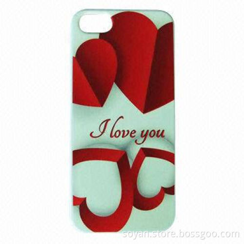 New Launched Valentine Series PC Case for iPhone 5/5S, Hot in Selling, Eco-friendly, Non-toxic